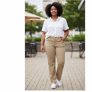 Lane Bryant - The Allie Boot Cut Pants Women's Khaki 28R